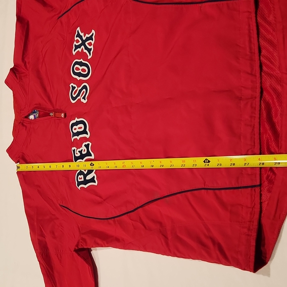 Men's Majestic 1/4 Zip pullover. Red Sox. - Picture 8 of 8
